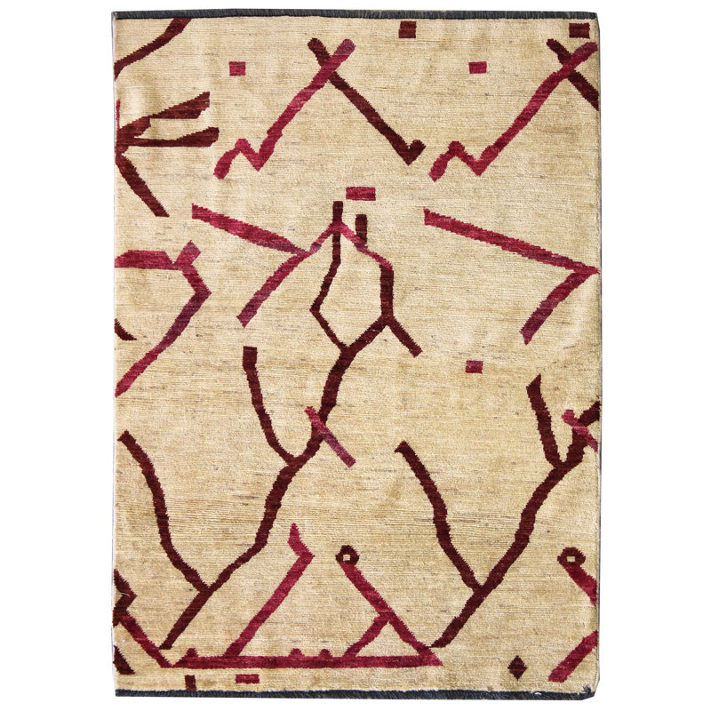 Morrocan One-of-a-Kind Rectangle 3'9" X 4'10" Area Rug
