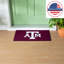 Tapis polychrome en PVC, 16 po x 28 po, Texas A&M