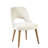 2 Dining Chairs - Tan Textured Seat, Solid Wood With Dark Brown Finish, High Foam Filling For Enjoyment Of 2 Upholstery, Strong Frame, Finish Legs, Comfort-1225012570