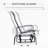 Outsunny Outdoor Glider Chair, Gliders For Outside Patio With Smooth Rocking Mechanism And Lightweight Construction For Backyard-1358101590