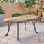 Mobilier de patio 70 po en bois - Aura grise gracieuse pour table de style