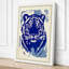 Striking Tiger Head Modern - Wrapped Canvas-2113161088-2113161090