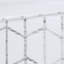 Édredon simple / simple TG - Motif géométrique métallique argenté, super doux, 2 taies décoratives, coussins décoratifs, imprimé géométrique sur fond blanc, tissu froissé confortable-119448566