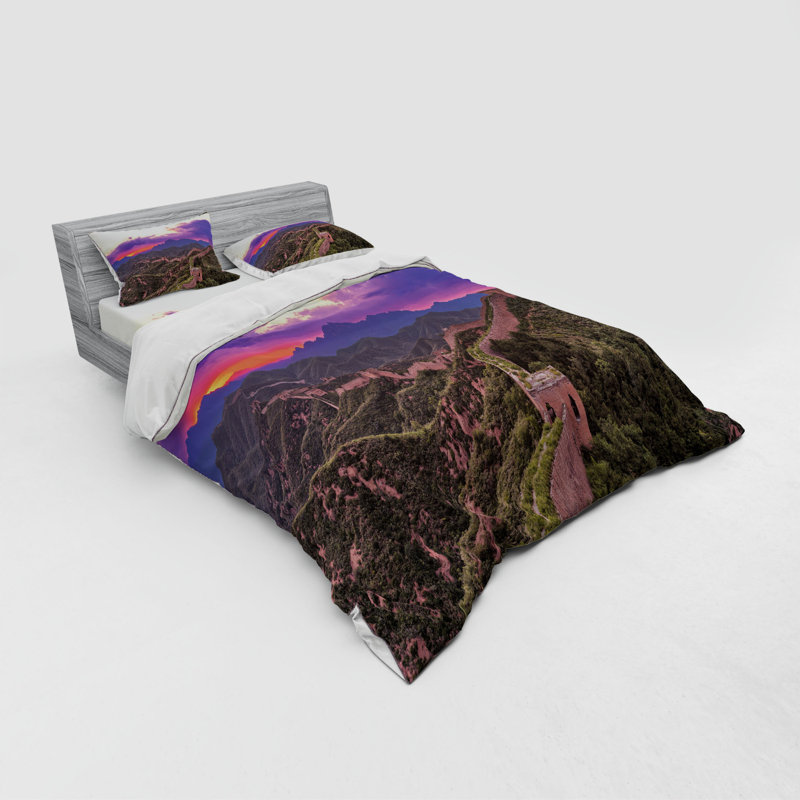 Eclectic Polyester Duvet Cover, Queen Duvet Cover + 3 Additional Pieces