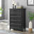 Chamere Dresser with Five Drawers and Reteo Metal Handles-1786769255