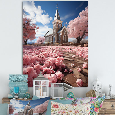 «Lebrecht Lansdcape Church Tranquil Abode II», reproduction sur toile