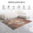 Bimlesh Rectangle Reddish brown Area Rug - Washable, Foldable, Non-Slip Area Carpet for Living Room-1058053309