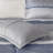 7 Piece Jacquard Comforter Set Navy