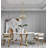 Britton Modern 4 Light LED Gold Chandelier