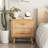 Braughton Farmhouse Rustic 2-Drawer Nightstand