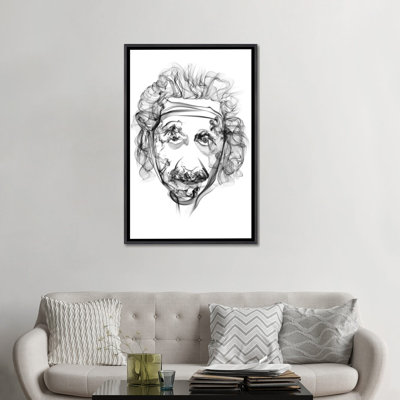 « Albert Einstein » par octave Mielu, reproduction d’art