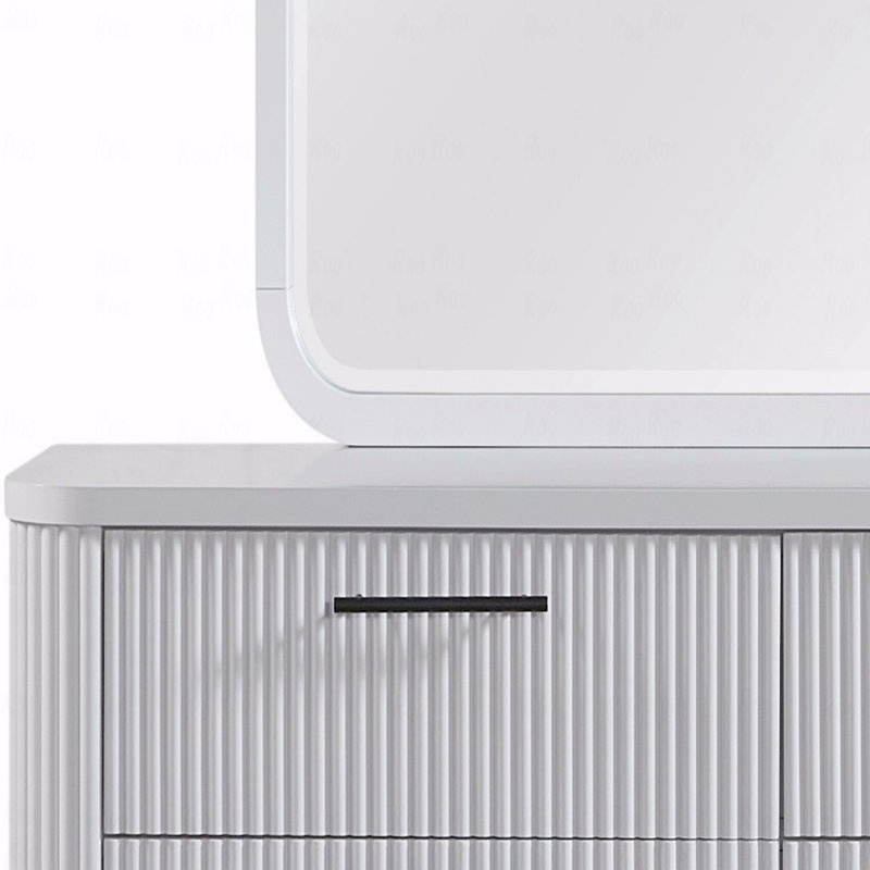 Commode 6 tiroirs, Blanc