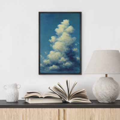 Cloud Sky Wall Art Framed Canvas Print Bedroom Wall Decoration