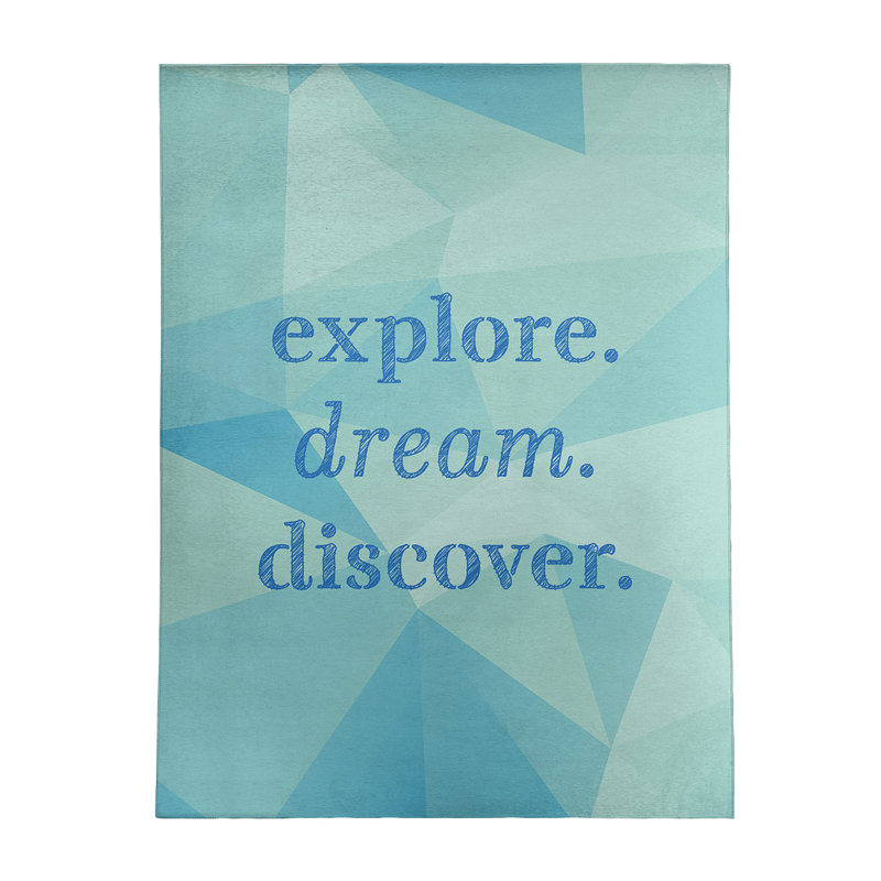 Tapis en poly-chenille discover rêve discover, Rectangle 5 pi x 7 pi