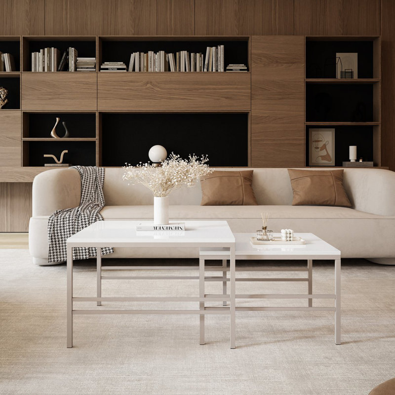FORMA 2-in-1 Coffee Table Set, Cashmere