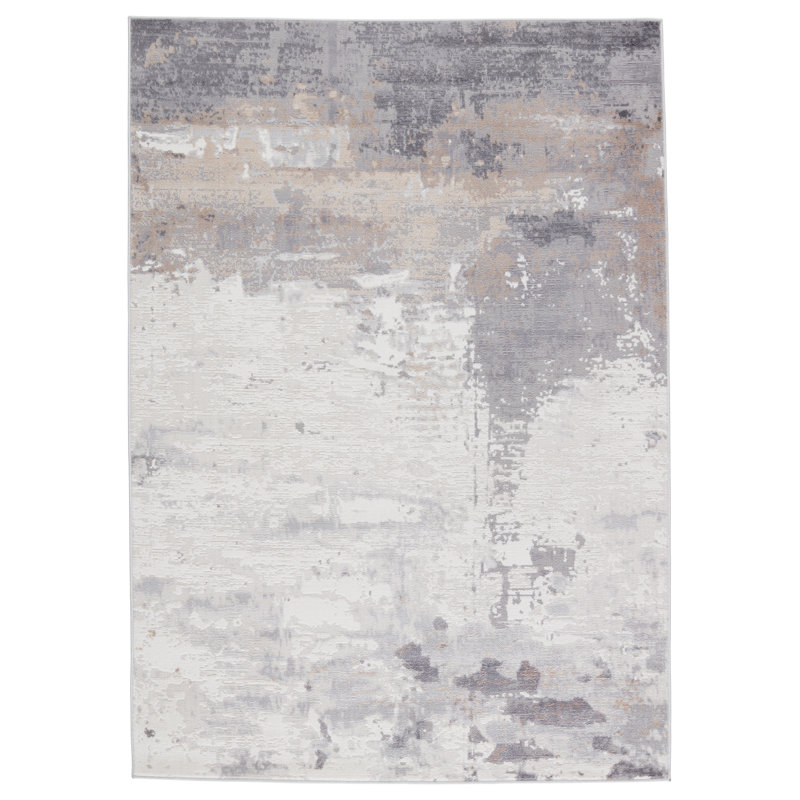 Tapis abstrait gris, Rectangle 5 pi x 8 pi