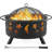 Corbridge Iron Wood Burning Fire Pit Including Poker Mesh Cover