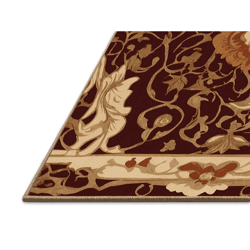 Opulent Scroll Rug, Round 8'