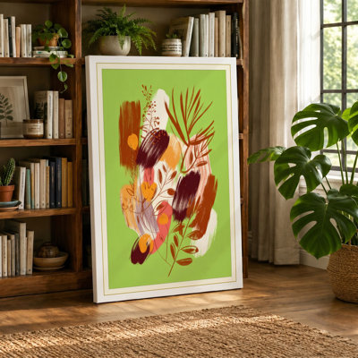 Dried Botanicals Study Botanical - Wrapped Canvas