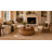 Kai Cole And Grey Rattan Wrapped Living Room Brown Coffee Table With Teak Tabletop