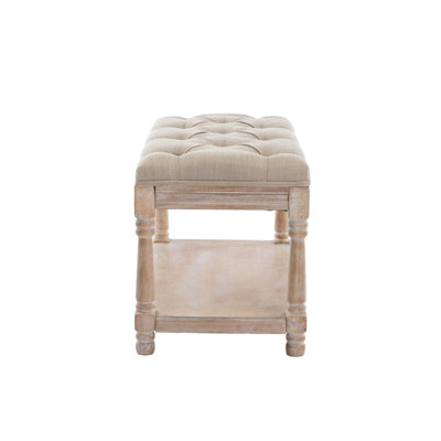 Eirwyn Linen Upholstered Storage Bench