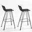 Chaise d'appoint noire Wishbone (ensemble de 2)-1575764448-1575764451