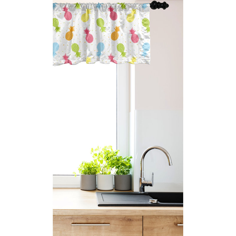 Multicolore cantonnière Ambesonne, L 54 po x L 12 po