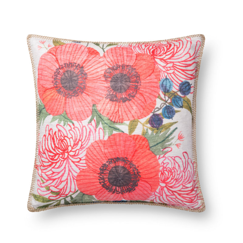 Boylan Indoor/Outdoor Throw Pillow, Down/Feather