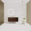 Meuble-lavabo double 47,6 po avec plateau en résine Dilton
