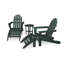 Ensemble décontracté 5 pièces POLYWOOD Classic Adirondack-39397620