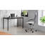 Luma Office - Stationary Desk - 48" x 24" - Black-163273765-163273767