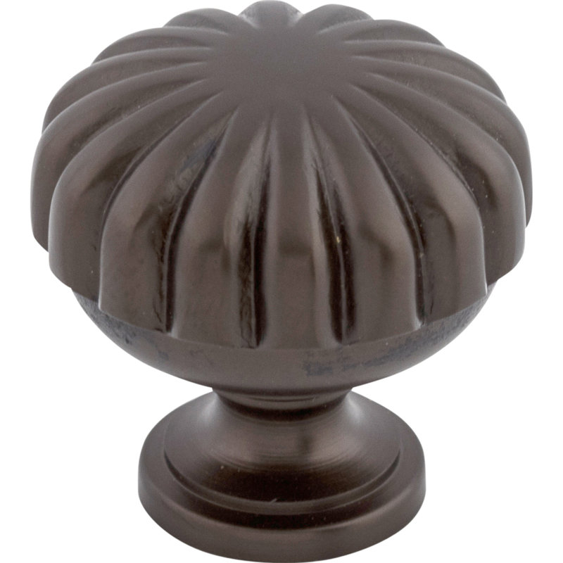 Melon 1 1/4" Diameter Round Knob, Oil Rubbed Bronze