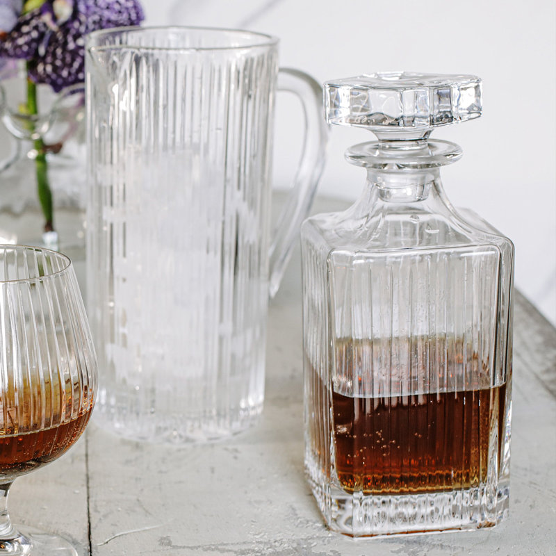 Natalia Glass Whiskey Decanter