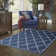 Anastasaos Geometric Power Loom Indoor and Outdoor Area Rug 