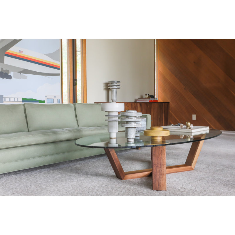 Focal Coffee Table, Walnut, 14" W x 38" L x 72" W