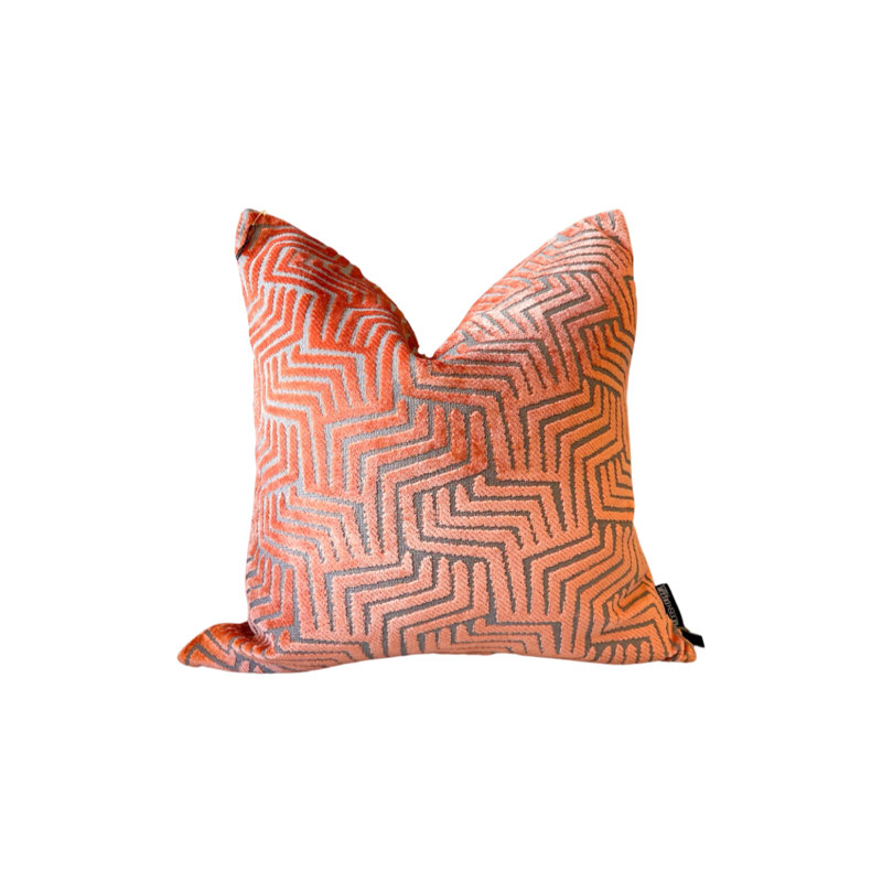 Rust Velvet Cut, Square 24"H x 24"W