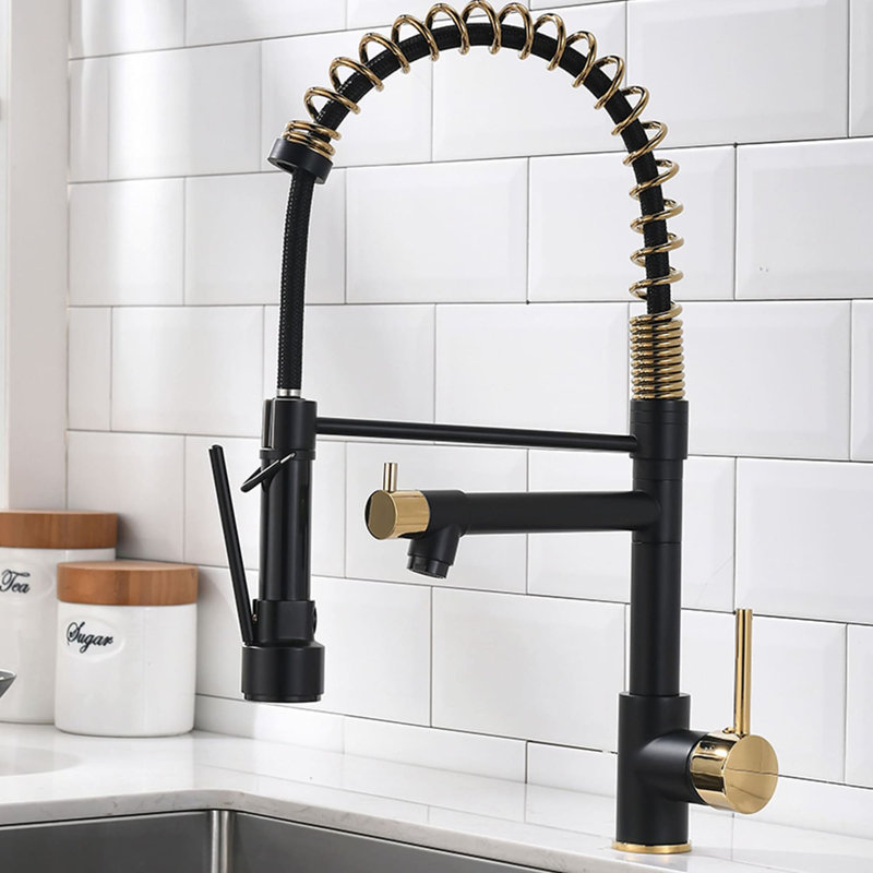 KIKO HOME Pull Down Kitchen Faucet