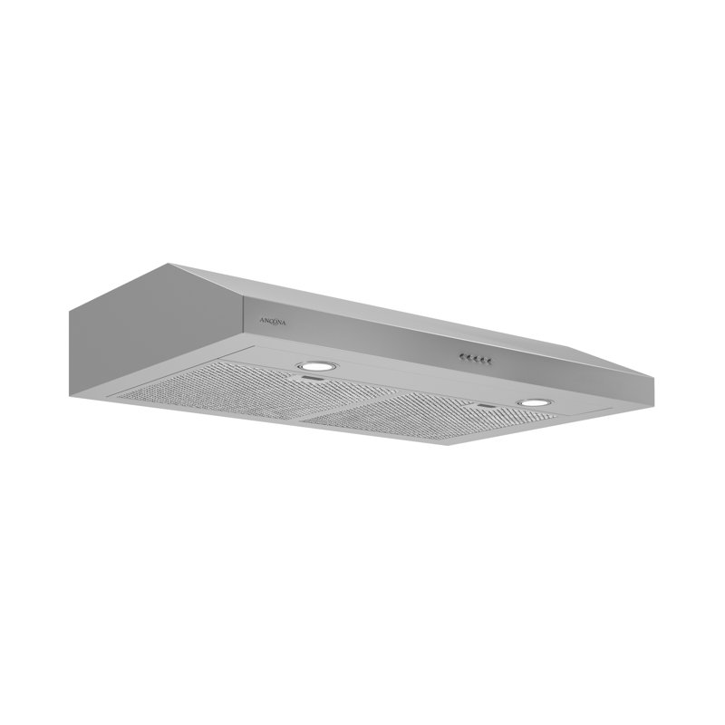 Ancona Slim S3D 30" 325 CFM Non-vented Stainless Steel Under Cabinet Range Hood