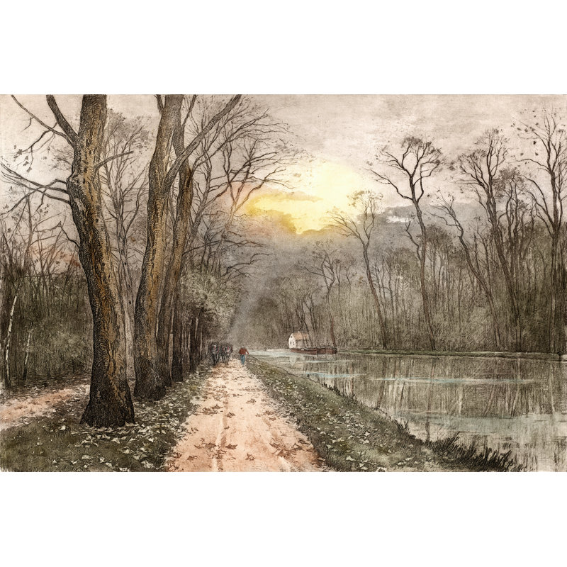 The Path - Wrapped Canvas Art Prints, 30cm H x 46cm W