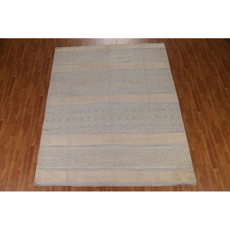 Tapis tribal marocain en laine fait à la main 8 x 10