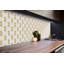 Self Adhesive Vinyl Splashback 39,37x19,68 Inch Wall Tiles Wall Stickers Tile Peel and Stick Sticker