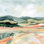 «Vermillion Landscape I» par Katrina Pete, reproduction d'art sur toile tendue