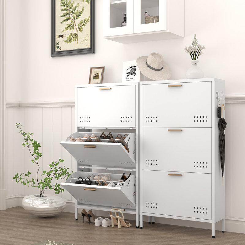 Armoire à chaussures inclinable Classic Classic, Blanc