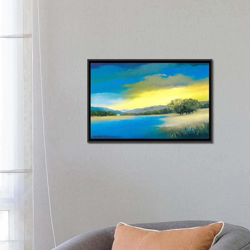 "Timeless I" par Hans Paus - reproduction d'art sur toile tendue, H 18 po x l 26 po x P 1,5 po, Pas de tapis