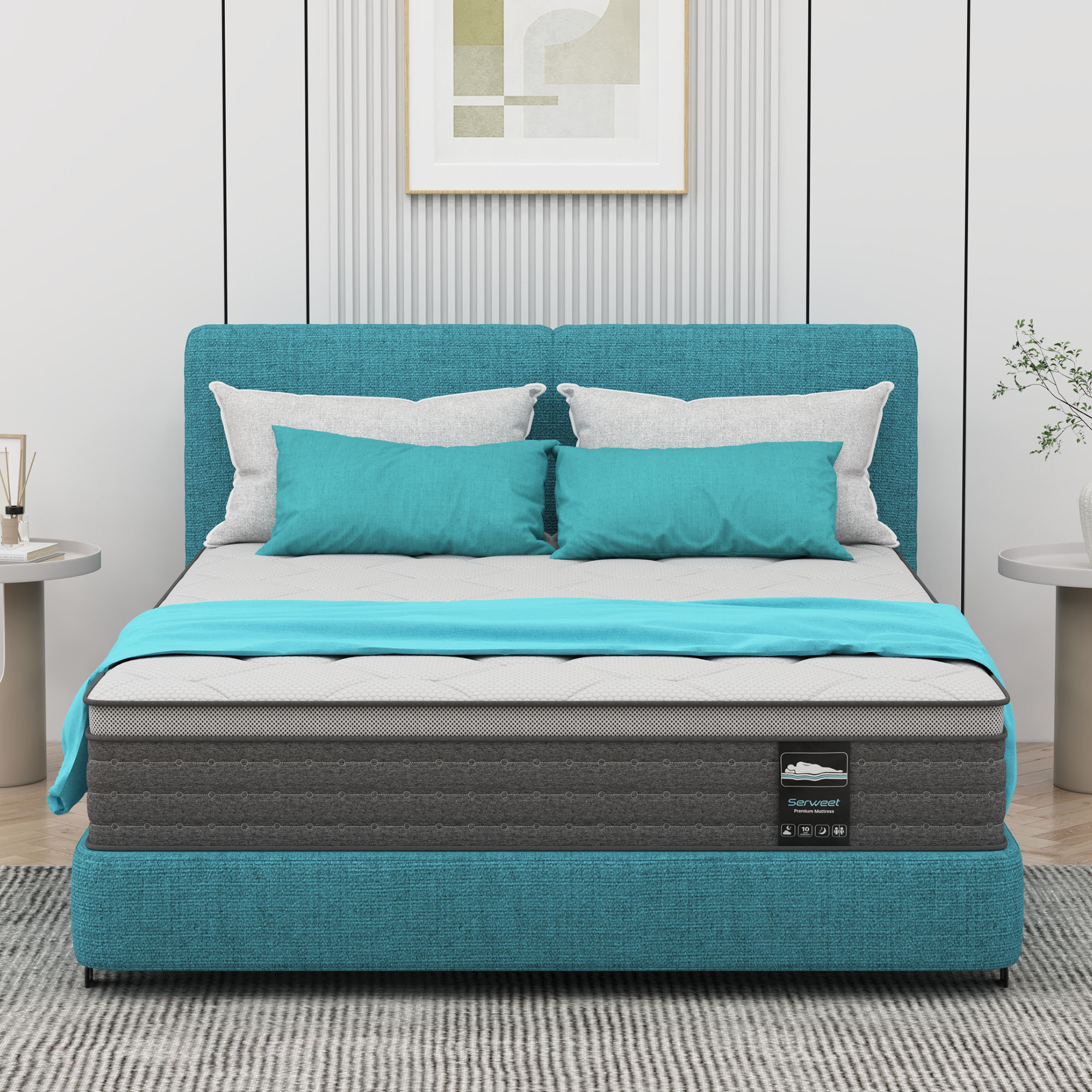 Serweet 12 Inch Memory Foam Hybrid Mattress & Reviews Wayfair Canada