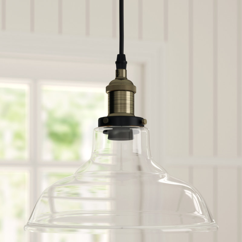 Hanson - Light Dome Pendant, Clear Shade, No