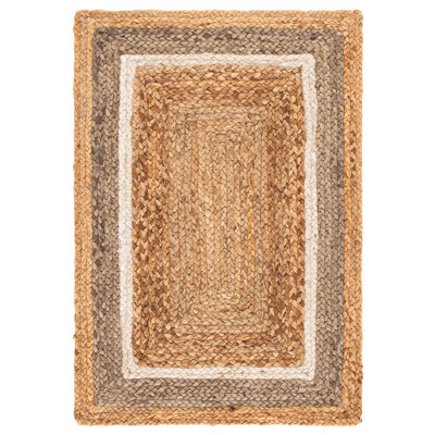 Natural Fiber Hand Woven Natural Area Rug 
