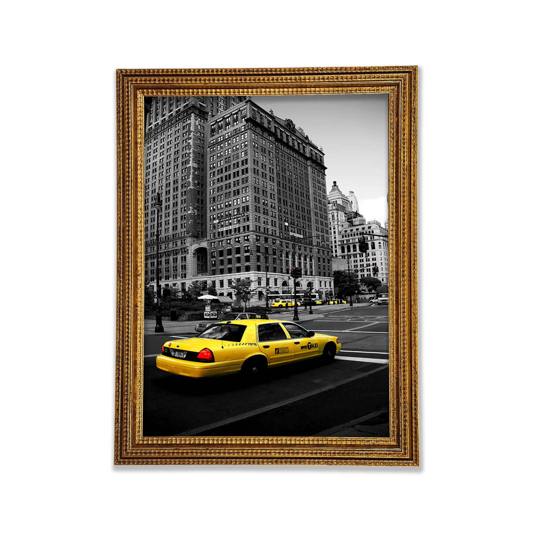 Nyc Yellow Cab - Einzelner Bilderrahmen Kunstdrucke