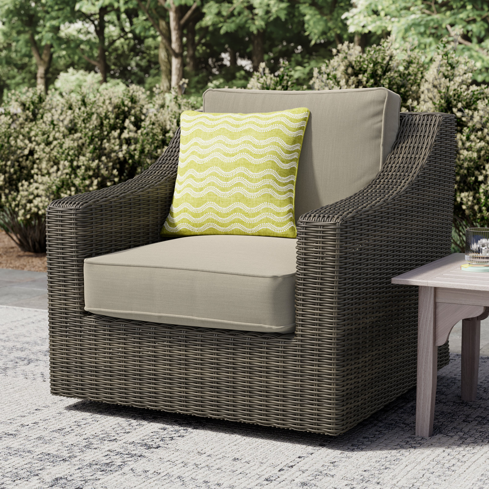 Marbella Wicker Outdoor Lounge Chair