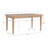 Hillary 60" Solid Wood Farmhouse Dining Table
